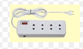 Ổ 2 chấu kéo dài 4 ổ liền mặt 4SN5/L